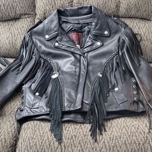 Leather jacket